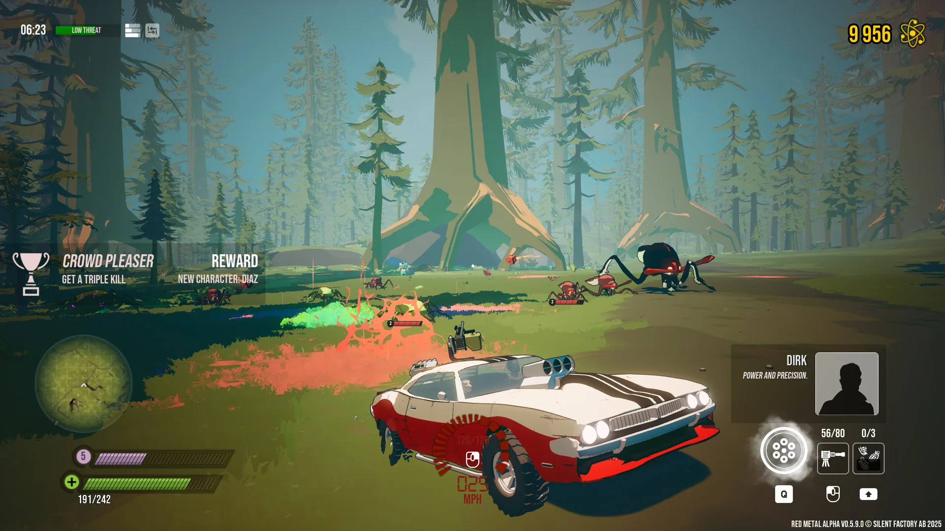 Red Metal — crowd pleaser stunt